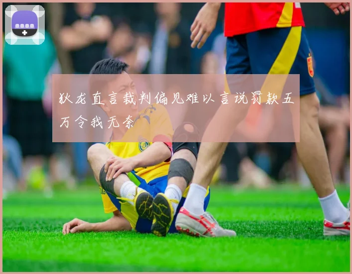 狄龙直言裁判偏见难以言说罚款五万令我无奈